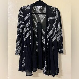 Aris. A Rose Art To Wear Kimono Cardigan Multimedia Size Small Boho Fairy